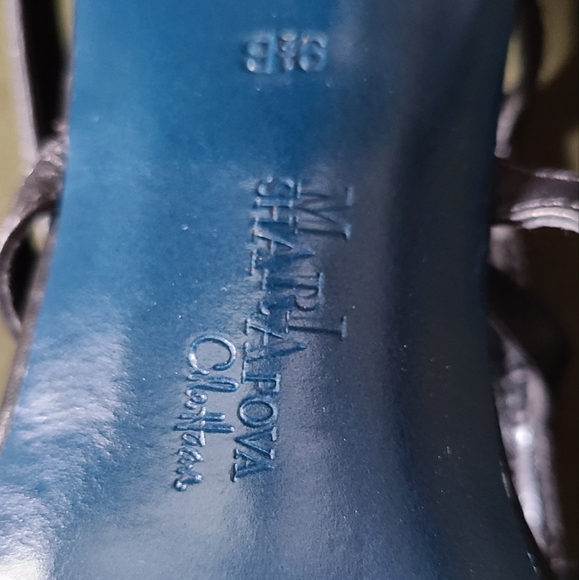 Maria Sharapova Cole Haan Lalita strappy heeled sandals size 9.5 - Picture 6 of 11